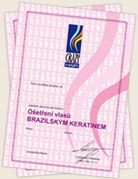 Certificate Brazilian keratin
